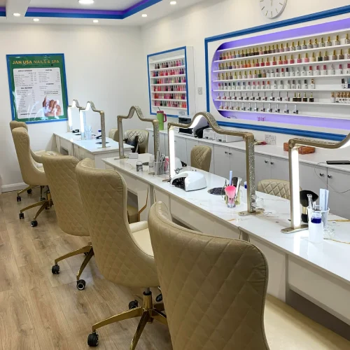 Jan nails salon interior